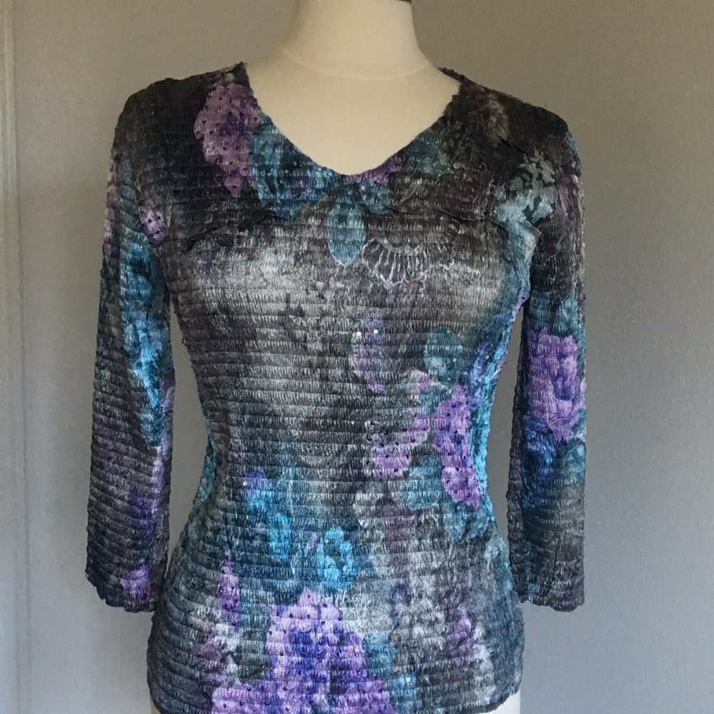 Dressy Plisse Top